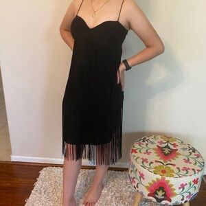 JS boutique size 8 fringe dress